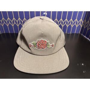Revelry Brewing Strapback Hat Cap Craft Beer Indie Brewery Tattoo Rose
